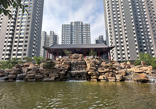 张家口市境门御府景观工程完美竣工